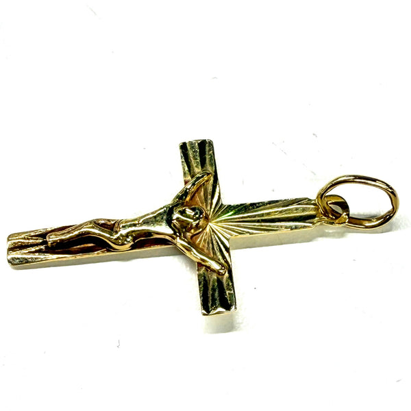 Pendentif Croix en Or Jaune 18K - 1.30g