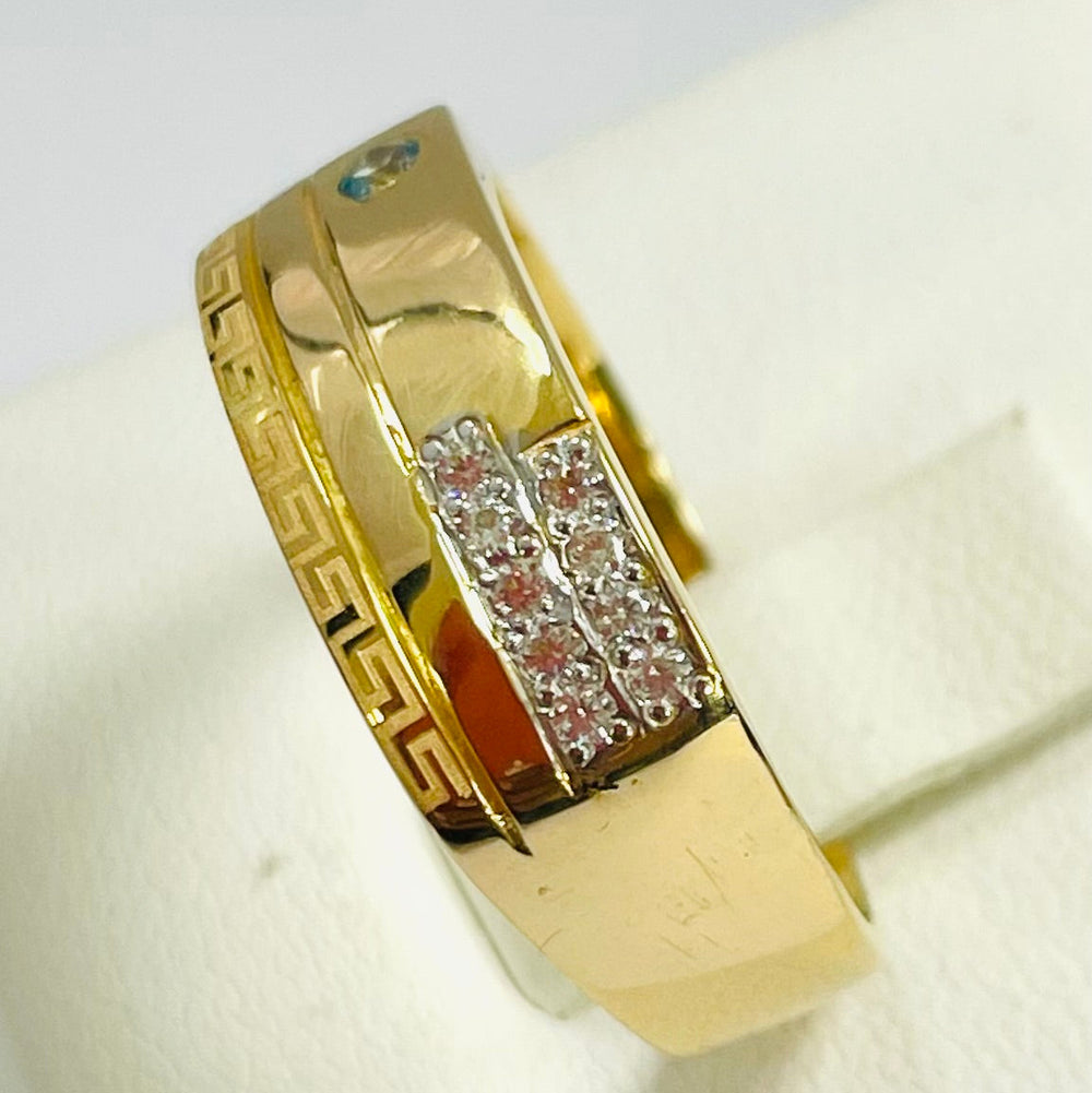 Bague en Or Jaune 18K - 5.40G - Taille 60