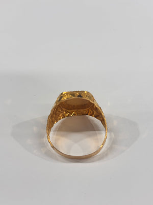 Bague en or jaune 22K Taille-60