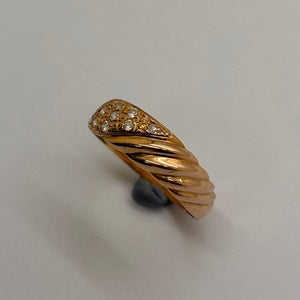 Alliance en Or Jaune 18K Taille-55