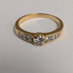 Bague Or Jaune 18K Taille -59