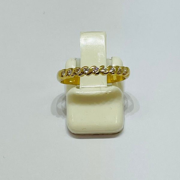 Bague en Or Jaune 18K - Taille 50 - 1.95 G