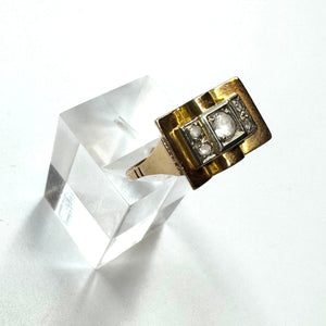 Bague Tank Or Jaune 18K  3.60 Grs - Taille 54