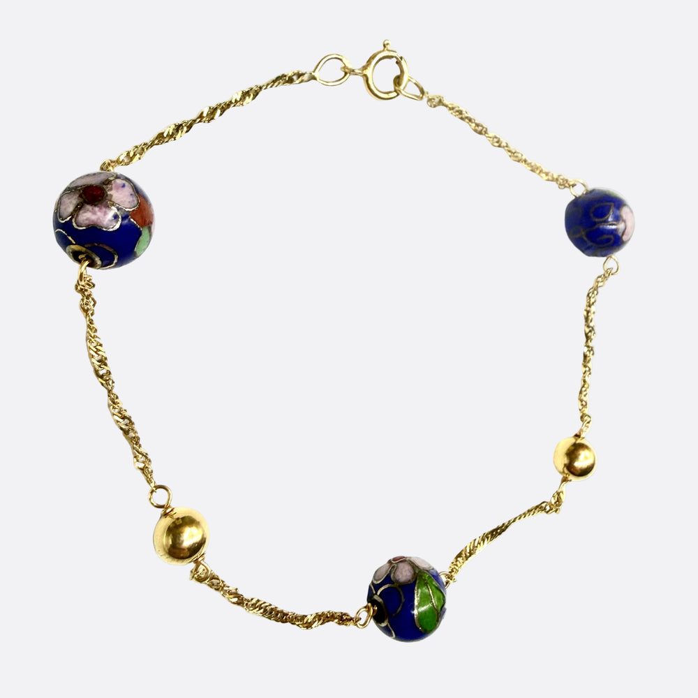 Bracelet Gourmette en Or Jaune 18K - 3.28g