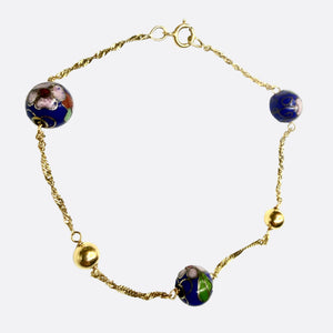 Bracelet Gourmette en Or Jaune 18K - 3.28g