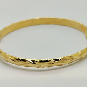 Bracelet Jonc en Or Jaune 18K 8.24 Grs