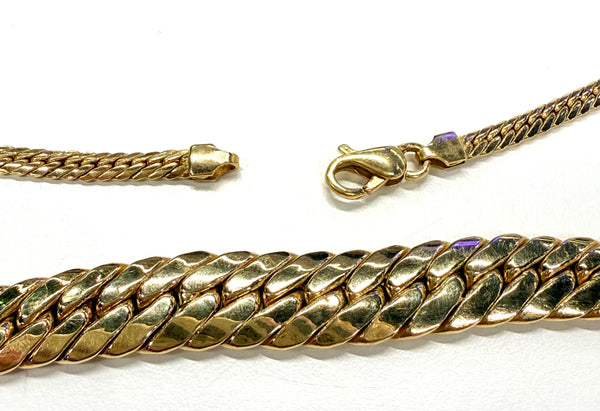 Collier Ras du Cou en Or Jaune 18k - 23.30 G