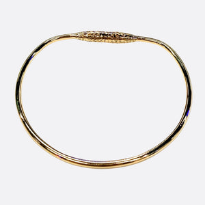 Bracelet jonc en or jaune 18k -  20.84 G