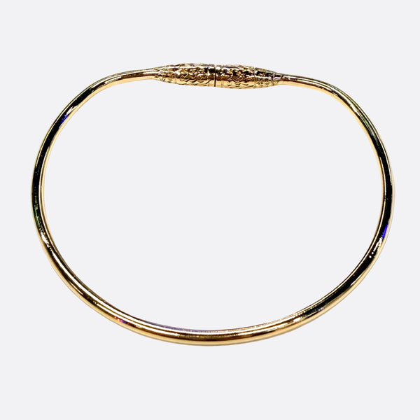 Bracelet jonc en or jaune 18k -  20.84 G