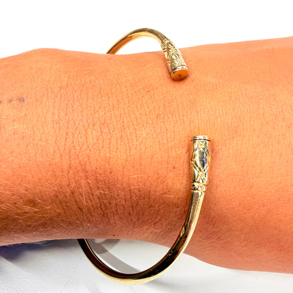 Bracelet Jonc en Or Jaune 18K - 18.93g