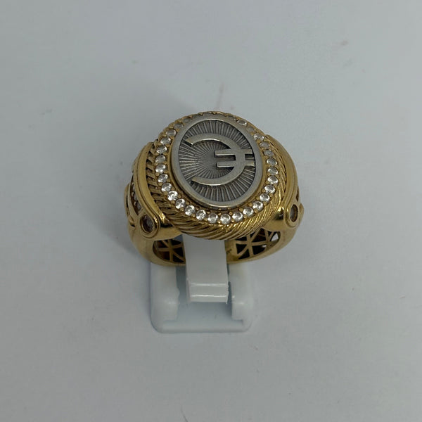Bague Chevalière Or 18 K - Taille 57 -  9.78 G