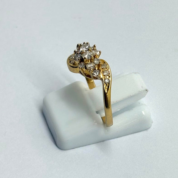 Bague en or Jaune 18 K - Taille 49 -  2.57 G
