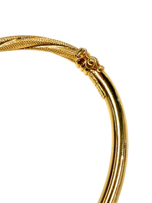 Bracelet Jonc en Or Jaune 18k - 6.21 G