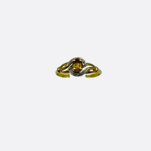 Bague en or jaune 18K - Taille 53 - 1.32 G