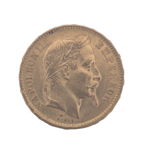 Piece 20 Francs Napoléon III  1867