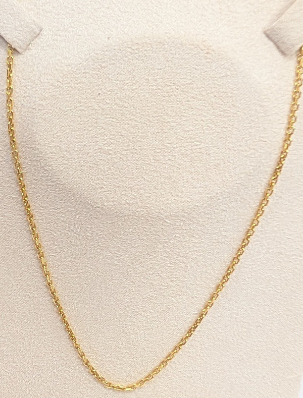 Collier Princesse en Or Jaune 18k  4.94 Grs