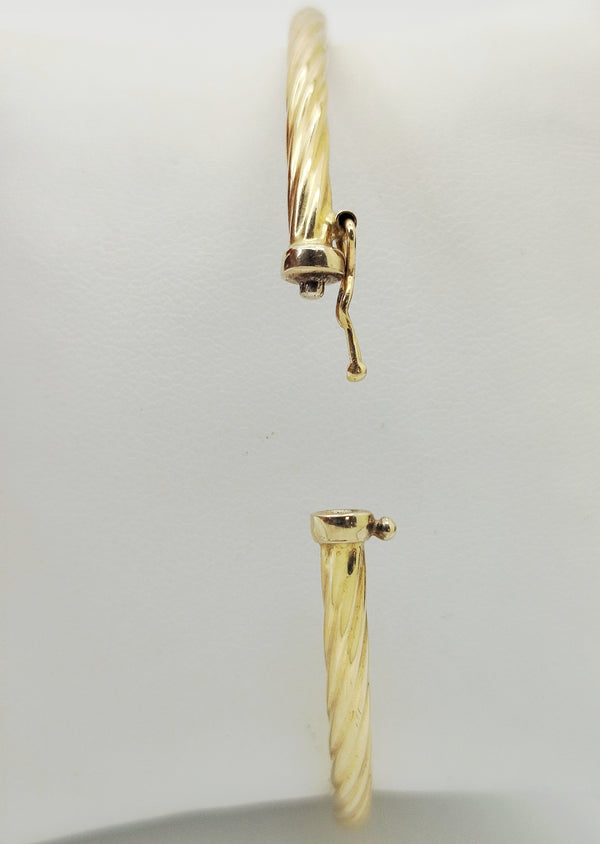 Bracelet Jonc Or Jaune 18K - 3.98G