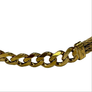 Bracelet Gourmette en Or Jaune 18K