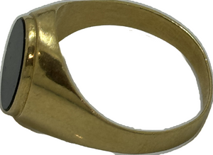 Chevalière en Or jaune 18K - Taille 63