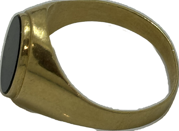 Chevalière en Or jaune 18K - Taille 63