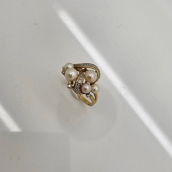 Bague en Or Jaune 18K - 3.55G - Taille 57