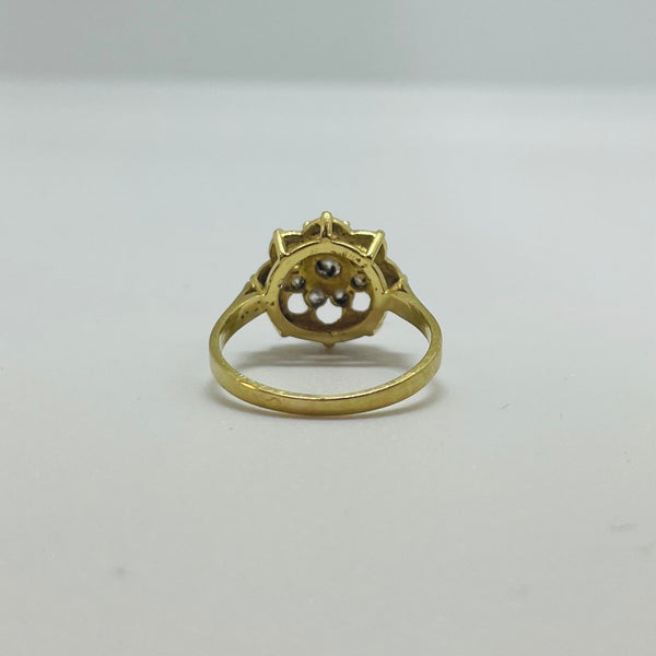 Bague Chou en Or Jaune 18k Taille-56