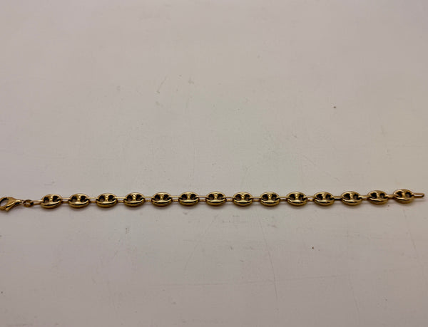 Bracelet Gourmette en Or Jaune 18K - 6.24G - 21CM