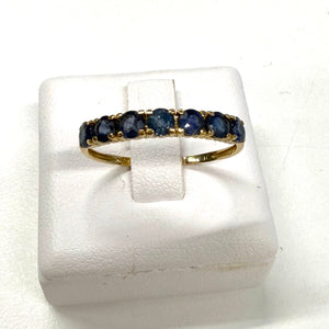 Bague Demi Tour Or Jaune 18k Taille-56
