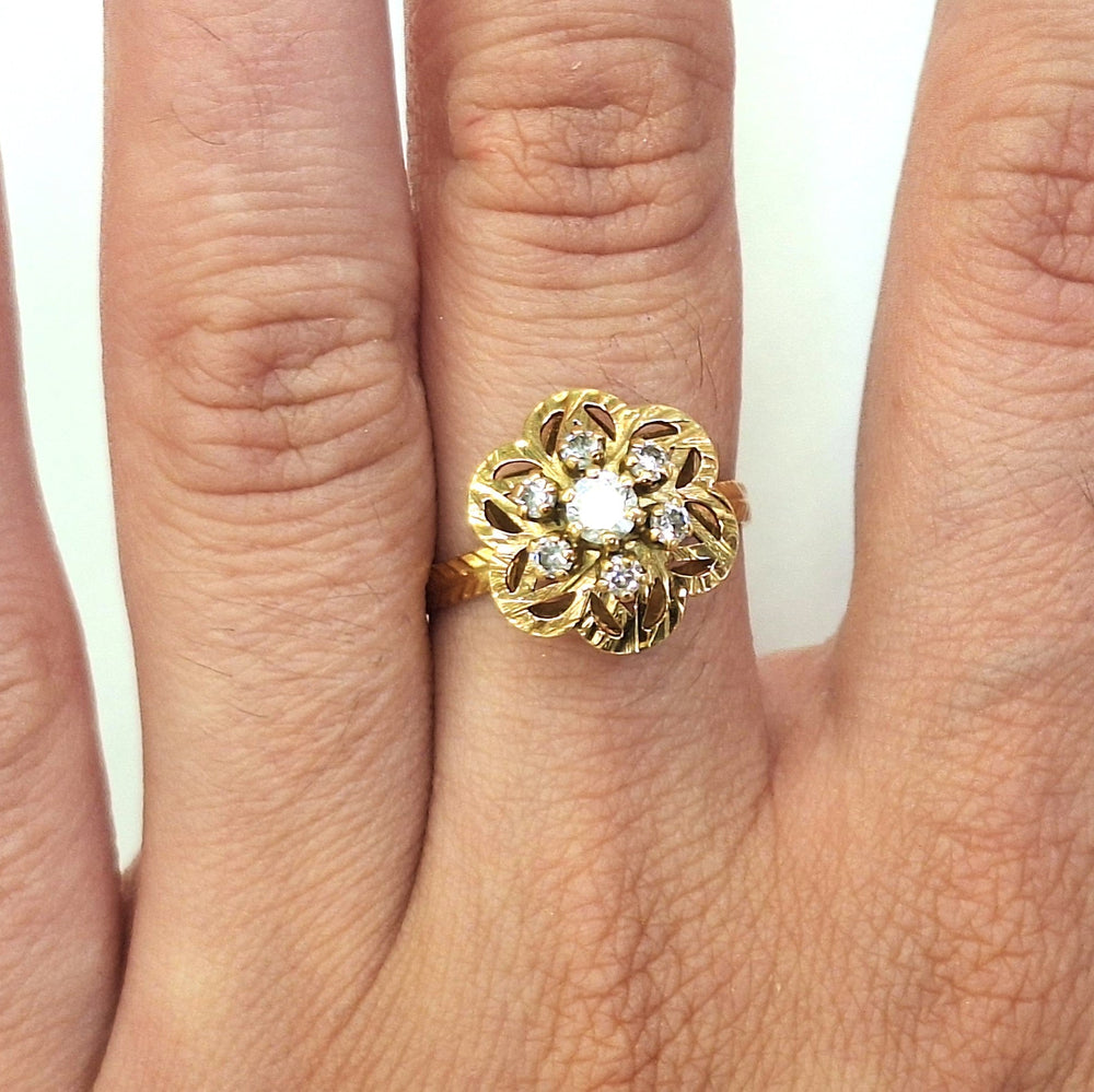 Bague Chou en Or Jaune 18K Taille-52
