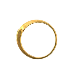 Solitaire en Or Jaune 18K - Diamant