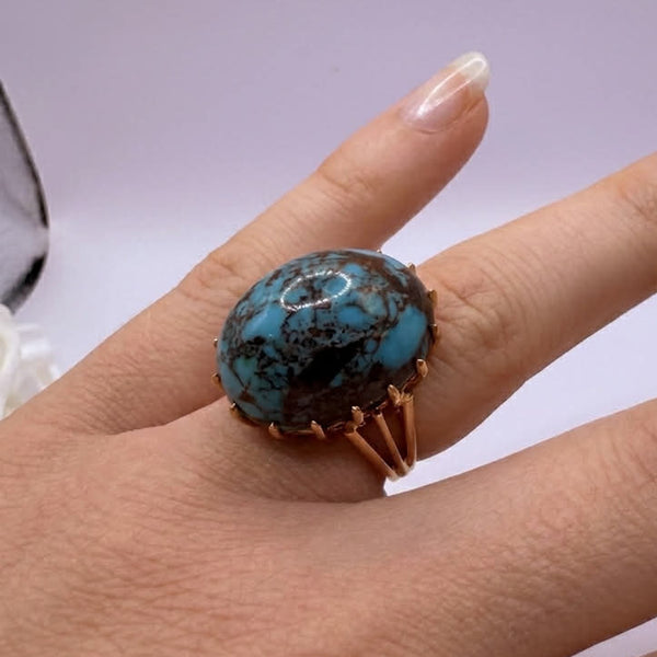 Bague Cocktail en Or Jaune 18k - 10.57 G