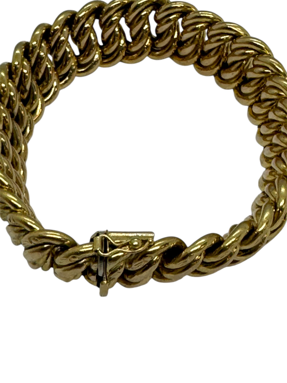 Bracelet Gourmette Or Jaune 18K Lg20cm