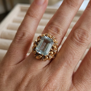 Bague Cocktail Or Jaune 18K - 6.07 G