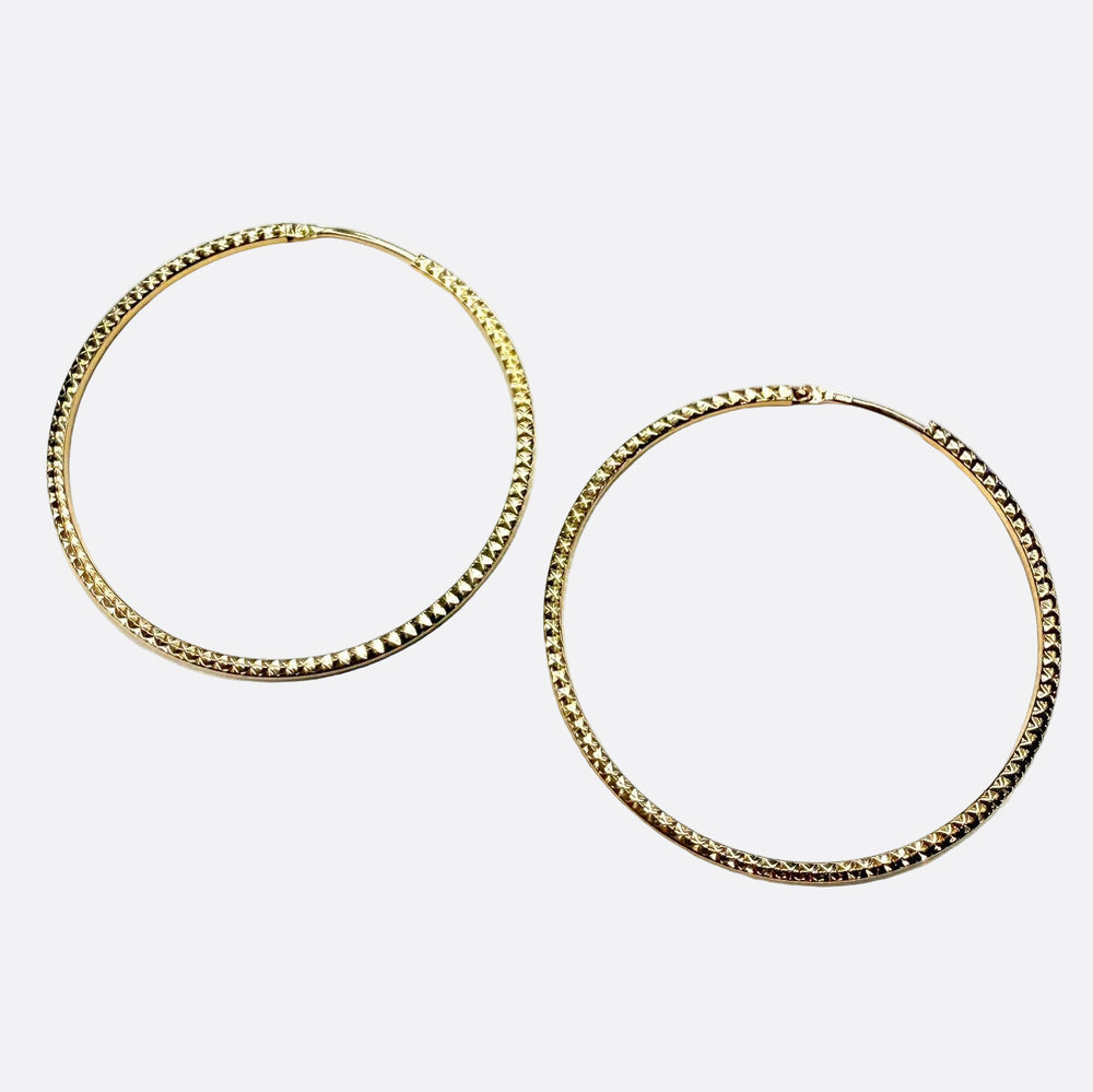 Créoles en Or Jaune 18K - 1.95g