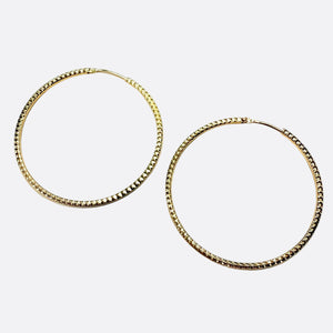 Créoles en Or Jaune 18K - 1.95g