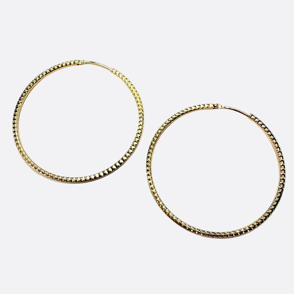 Créoles en Or Jaune 18K - 1.95g