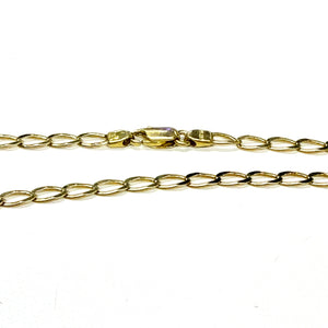 Collier Longue Chaîne en Or Jaune 18K – Maille Cheval