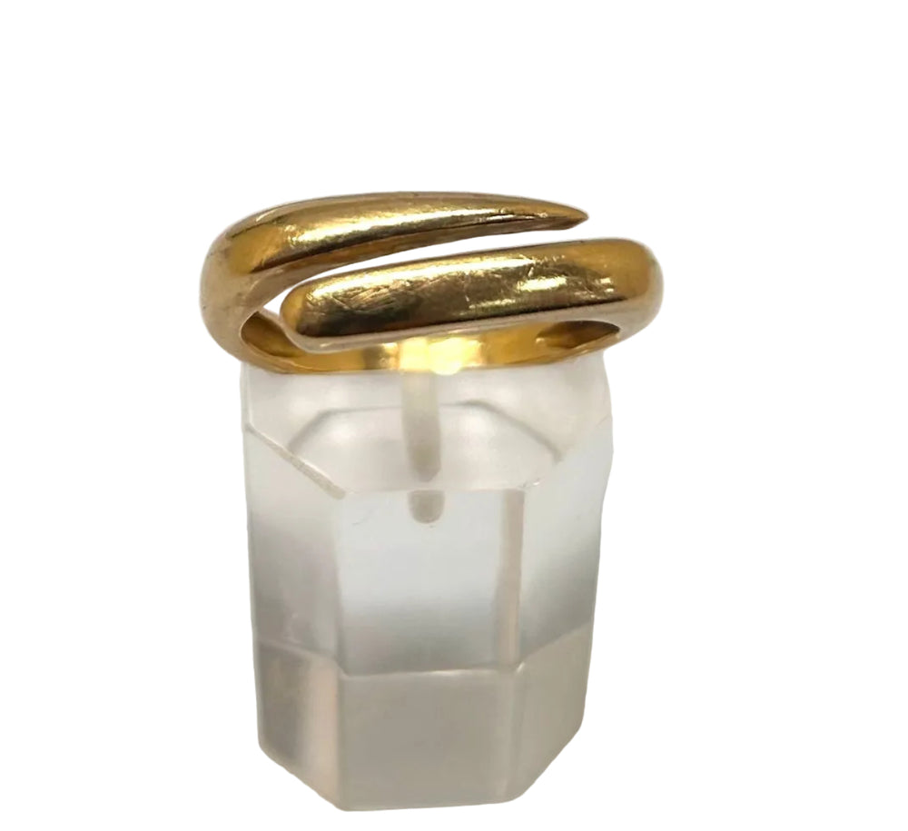 Bague en Or Jaune 18K - Taille 54 - 4.25G