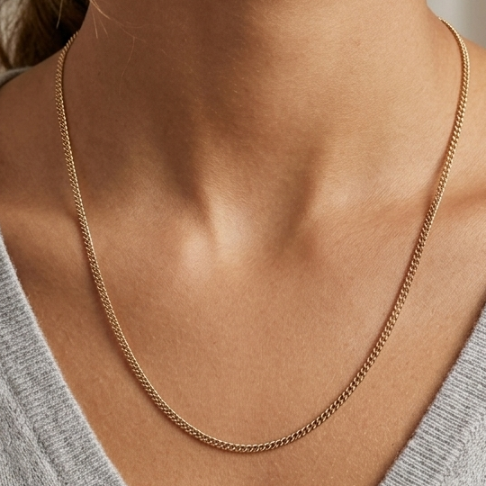 Collier Princesse en Or Jaune 18K - 57cm - 6.49gr