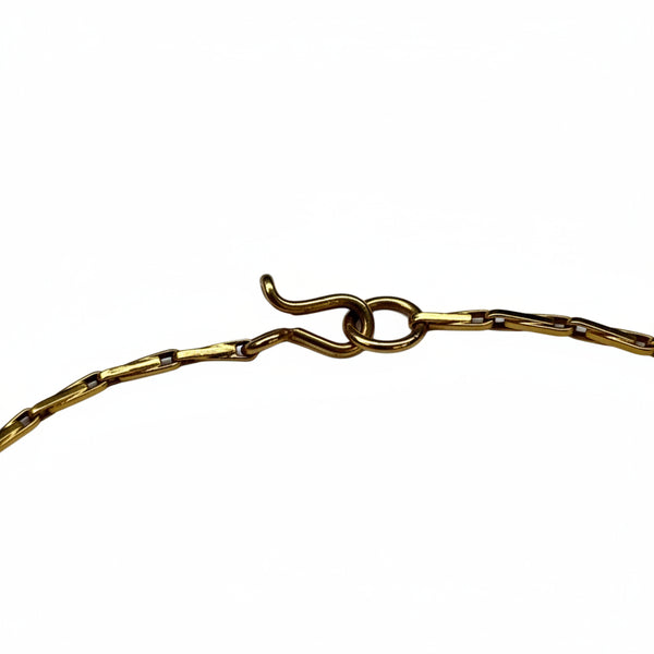 Collier Princesse Fleur en Or Jaune 18k avec Corail