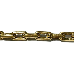 Collier maille trombone en or jaune 18 carats