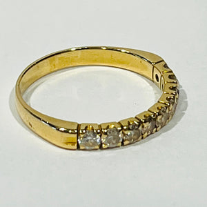 Bagues Demi Tour en Or Jaune 18 K - Taille 56 - 2.90 G