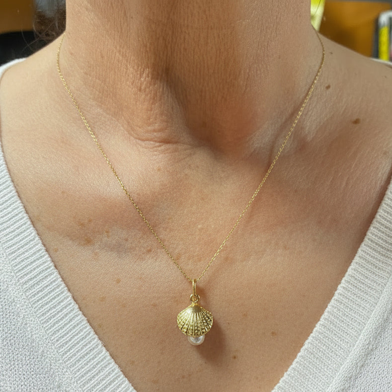 Collier Princesse en Or Jaune 18 K- 2.20 G