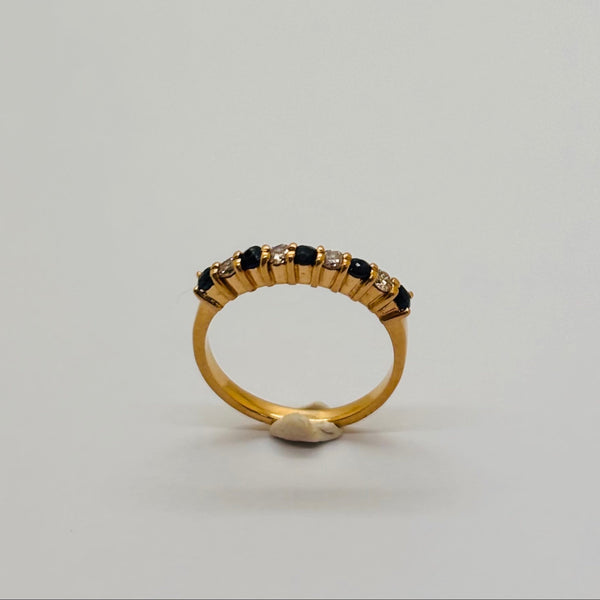 Bague en Or Jaune 18K Taille-46