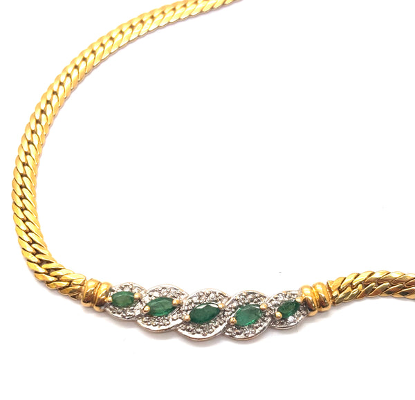 Collier Princesse en Or Jaune 18 K - 10.89 G