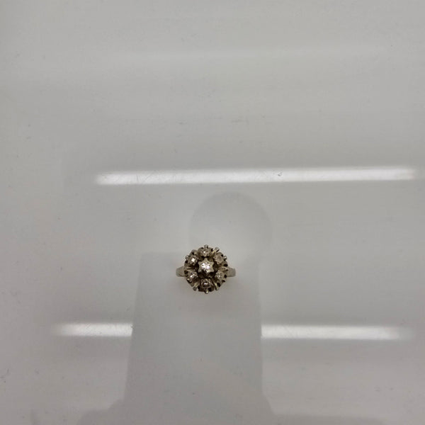 Bague en Or Blanc 18K - 4.05 Grs - Taille 53
