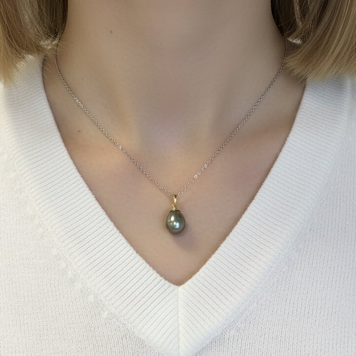 Pendentif Perle Tahiti 18 K - 3.05 G