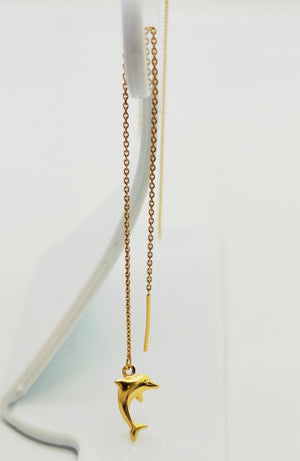 Boucles d'oreilles en or jaune 18 k - 1.10 G