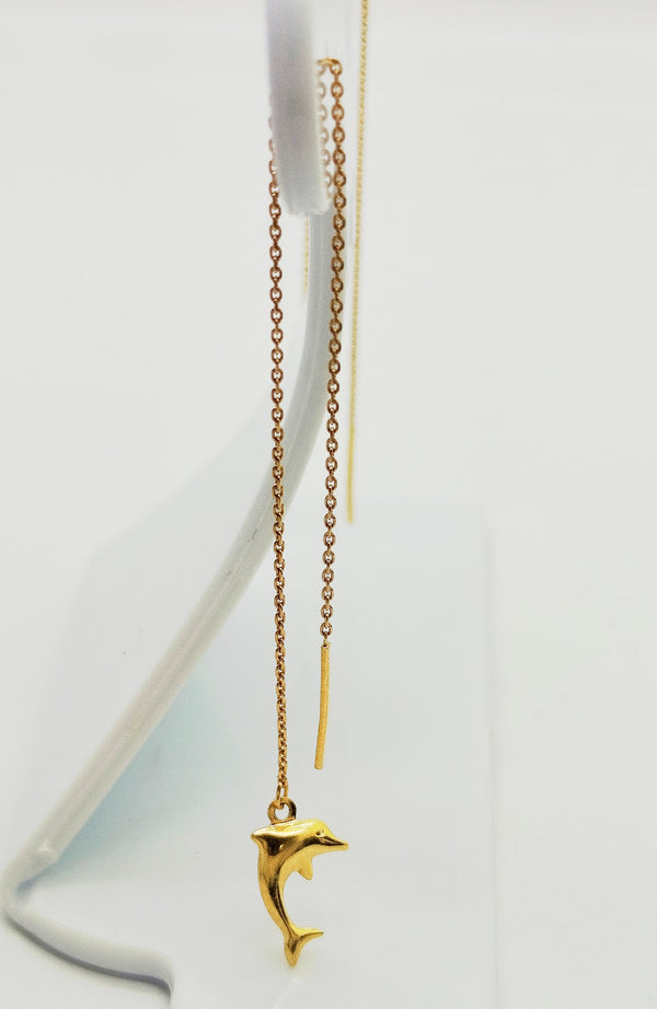 Boucles d'oreilles en or jaune 18 k - 1.10 G