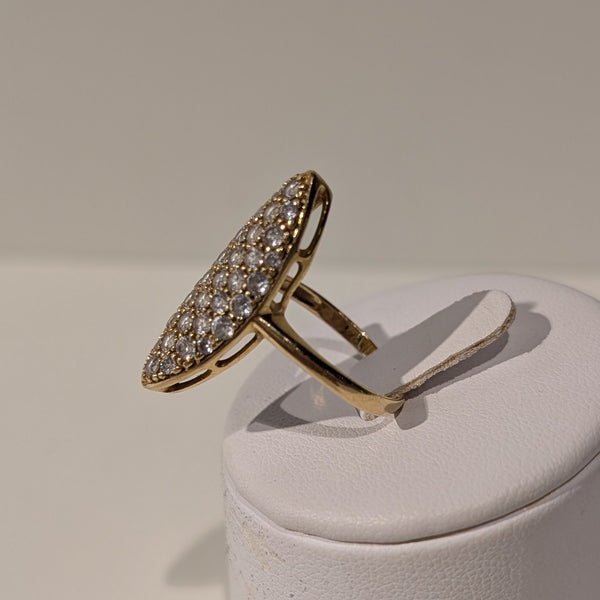Bagues Marquise Or Jaune Taille-54